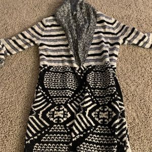 Pattern Thick Cardigan